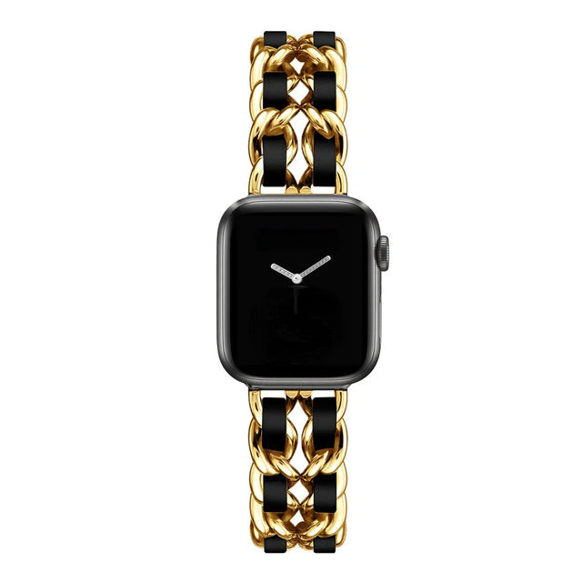 Gold & Silver Apple Watch Band.